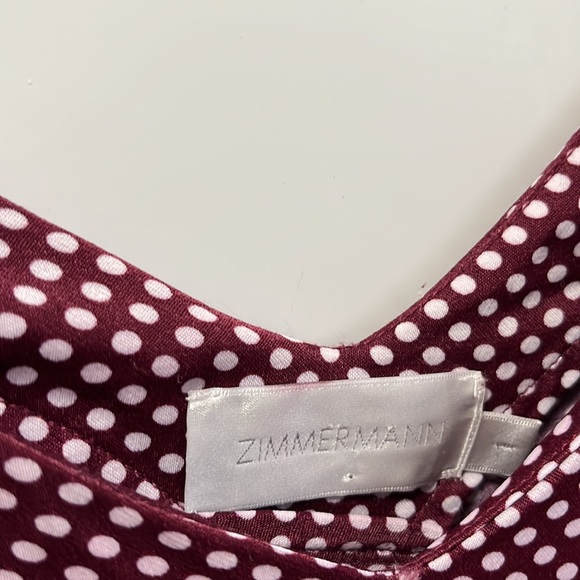 Zimmermann Polka Dot Minidress, Size 1 (US 6) - Picture 5 of 13